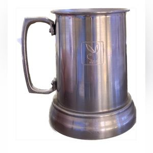 Vintage Playboy Bunny Metal Beer Stein / Tankard & Playboy Bunny Stir Sticks